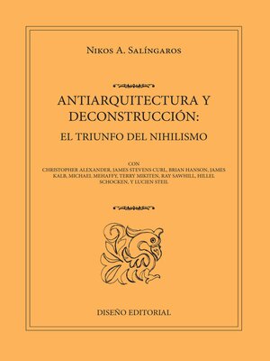 cover image of ANTIARQUITECTURA Y DECONSTRUCCION